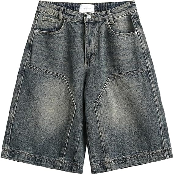 Vintage Oversized Dark Wash Jorts
