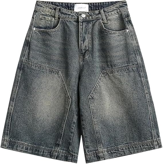 Vintage Oversized Dark Wash Jorts